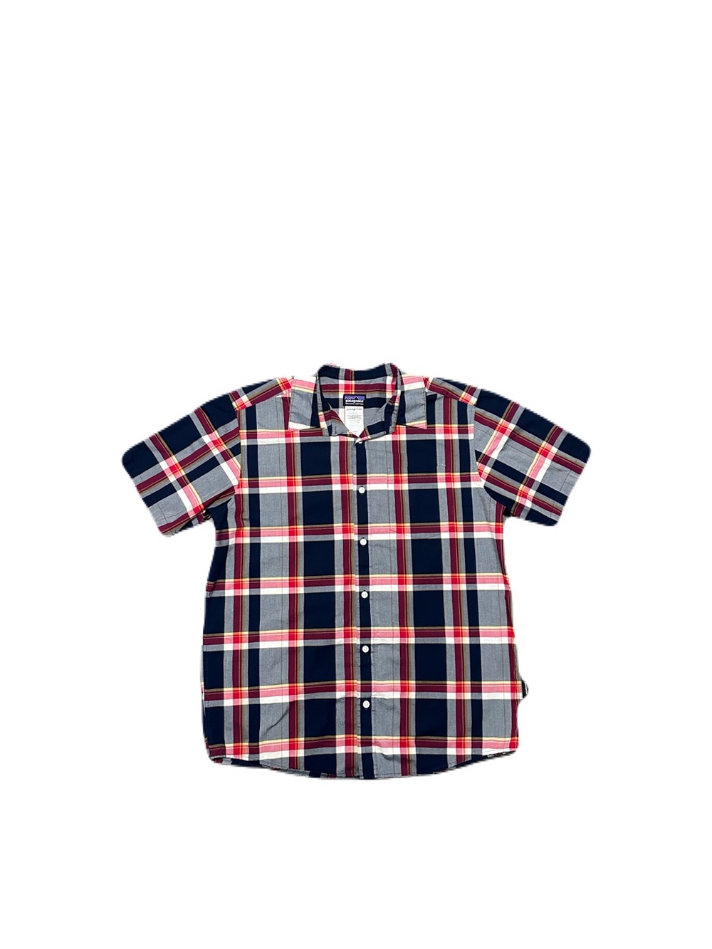 Patagonia Short Sleeve shirt organic cotton outdoor hiking pocket Men’s Medium